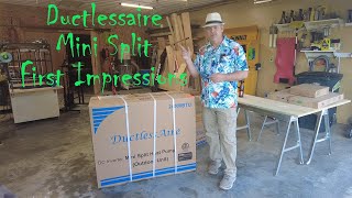 Ductlessaire 24k Mini Split Unboxing