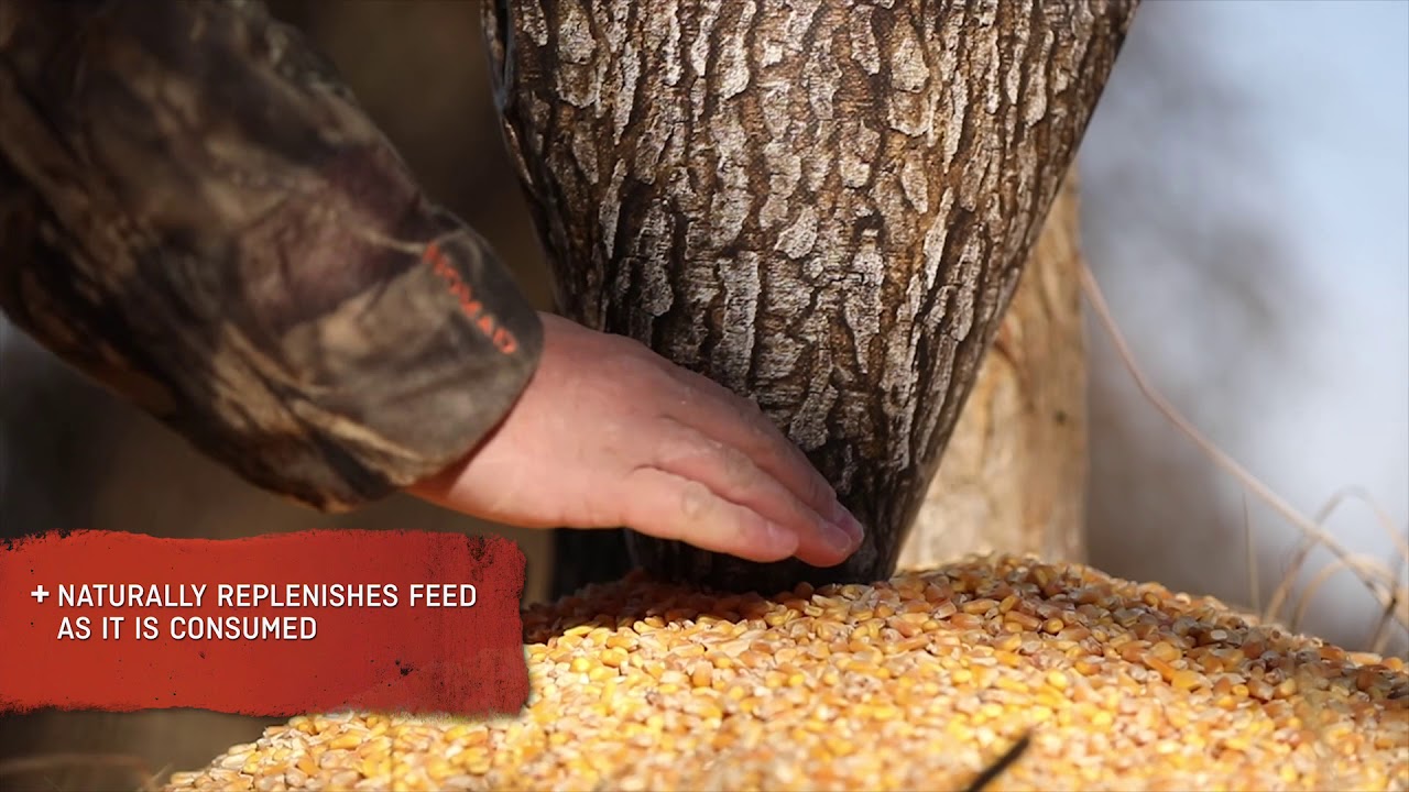 Wildgame Treehugger Gravity Bag Feeder Youtube