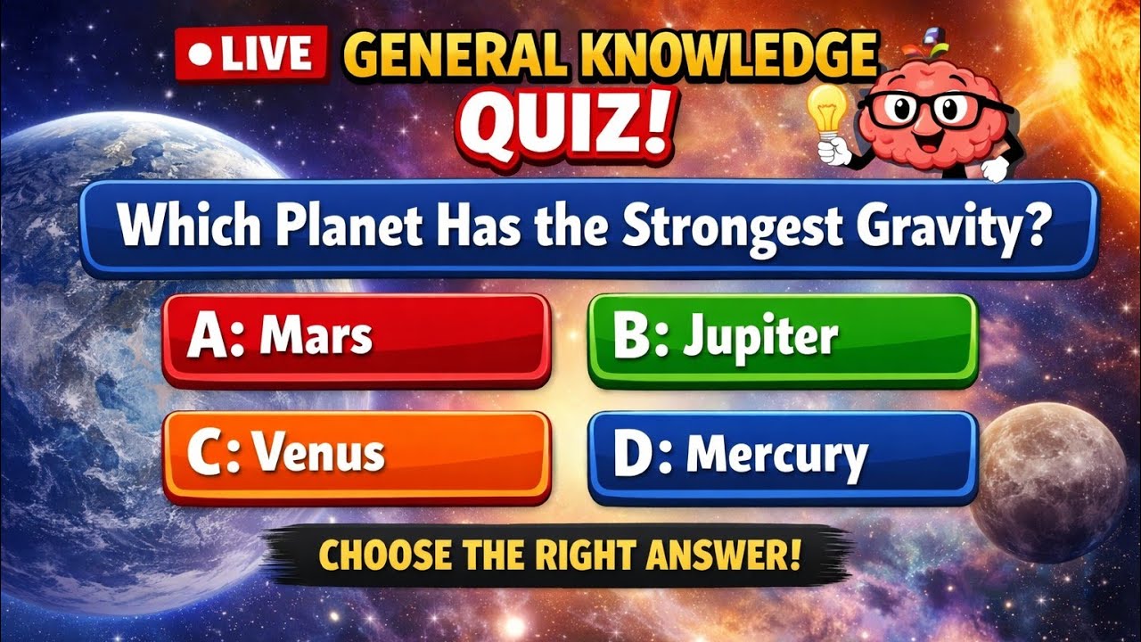 🧠 LIVE General Knowledge Quiz | Test Your GK in English! 🔥
