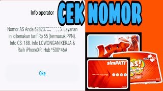 Cara Cek Nomor Telkomsel Simpati, As, Loop - Sanjaya.com