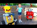 Diana and roma in legoland dubai amusement park family fun for kids