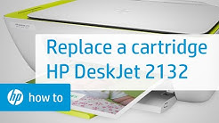 Replacing a Cartridge on the HP DeskJet 2132 Printer | HP DeskJet | HP 
