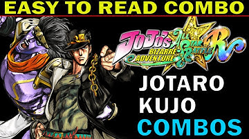 JOTARO KUJO COMBOS - JOJO