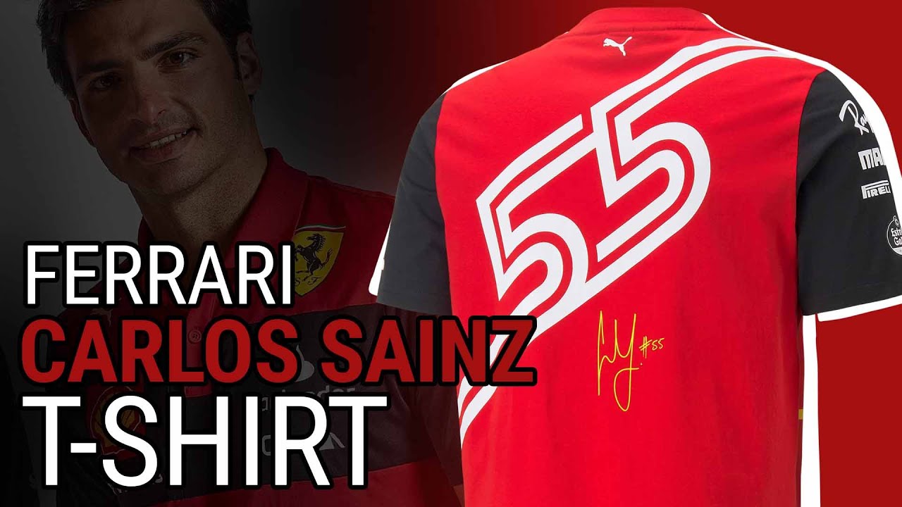 Puma Ferrari Carlos Sainz T-shirt, Red, 2022