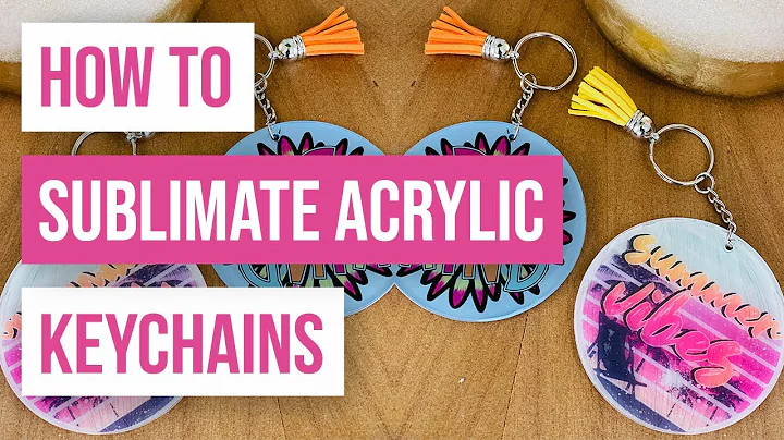 ❤️ How To Sublimate Acrylic Keychains