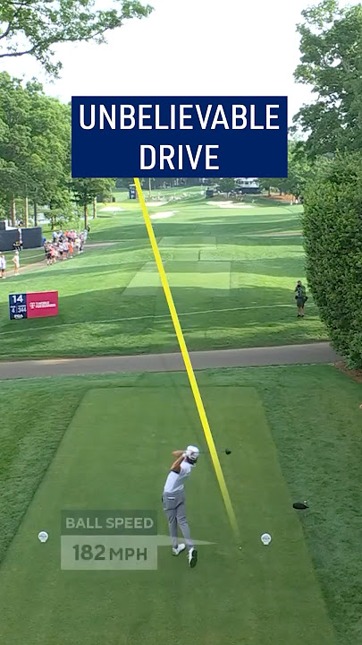 347  ➡️  1 yard. INCREDIBLE from Max Homa! 😱