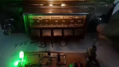 CQ DE CX5-UA IN CONTEST 40M - RX BFO TEST