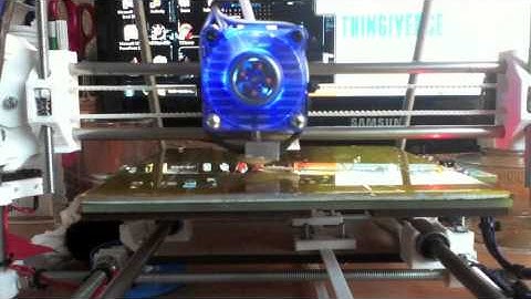 3D printer - RepRapPro Huxley - First Prints