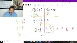 Algebra 1 - Solving Equations (Part 2)