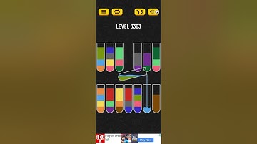 water sort puzzle level 3363