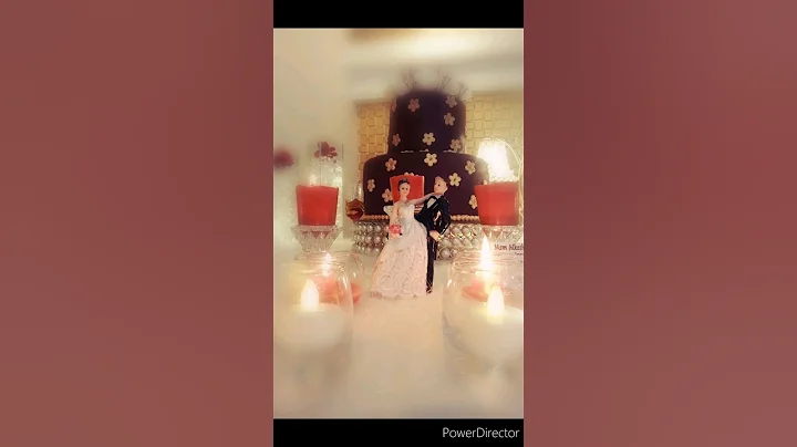 wedding decoration ideas DIY candle flowers cake #shorts #youtubeshorts #youtube #ytshorts