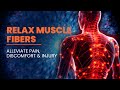 Relax contracted muscle fibers release muscle tension  alleviate pain discomfort  injury 174 hz