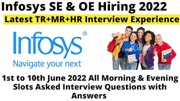 Infosys Latest Interview Experience 2022 | Infosys All Actual Asked SE Interview Question & Answers🔥