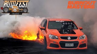 !! FLAMES ON !! Burnout Masters Qualifying Round Hot Session | How I almost got torched alive!