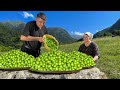 De laube au crpuscule la vie dans le village de lazerbadjan oriental et la fte de famille