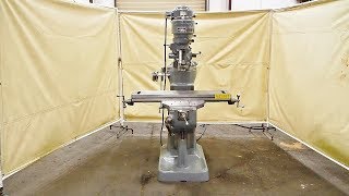 BRIDGEPORT 1 HP 9” x 42” Vertical Milling Machine
