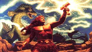 Video thumbnail of "Manowar - Sons of Odin/Gods of War (lyrics)"