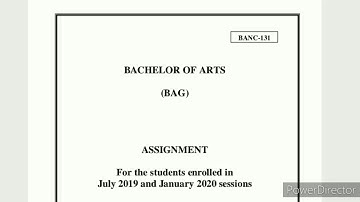 BANC 131 ASSIGNMENT QUESTION PAPER 2019-2020 | BANC 131 ASSIGNMENT QUESTION PAPER 2020| ignou