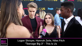 This Is Us - Logan Shroyer, Hannah Zeile, Niles Fitch Talk Season 2 / BHL