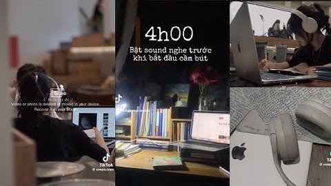 Động lực học tập Tiktok #6 | Study motivation | Study with me | Học cùng tôi