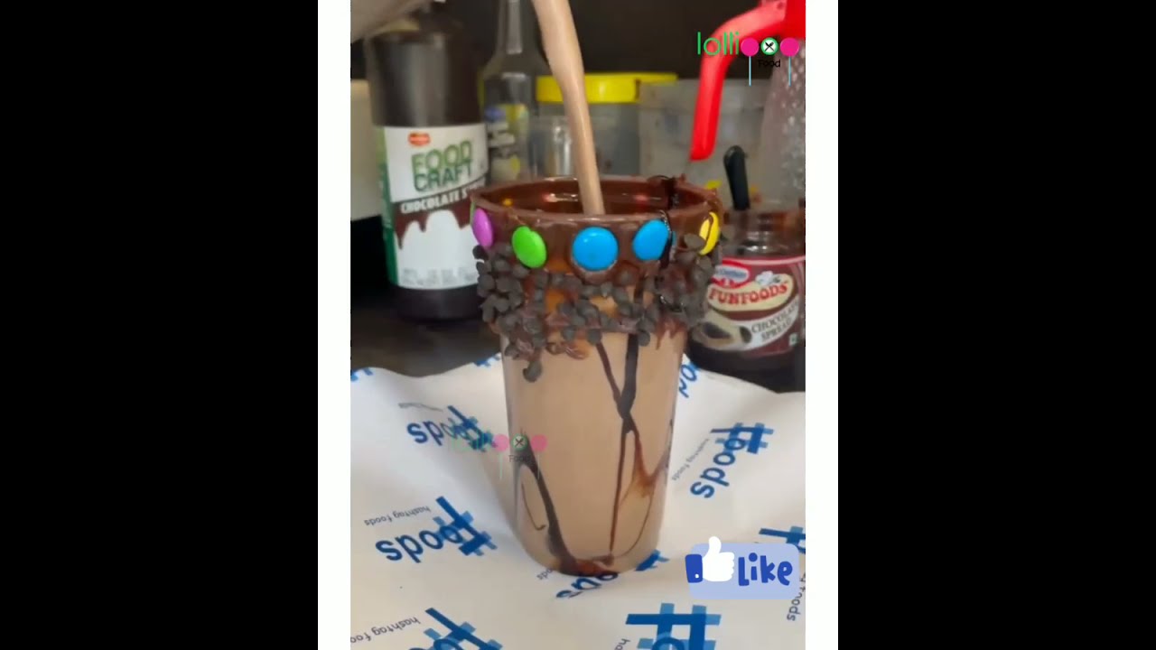Kitkat chocolate freak shake | Delhi Street food | lollipop Food 