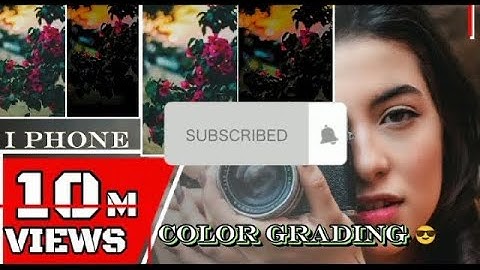 Iphone 7plus Editing || Short Editing Tutorial ||color grading  || Please Do subscribe My Channel💘