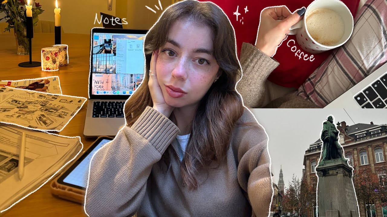 EXAM VLOG I final exams, studying French, spending time with friends ...