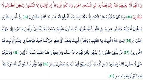 القرآن الكريم(8)سورة الأنفال(AlAnfaal)بصوت الشيخ عبد الباسط عبد الصمد Sheikh Abdul Basit Abdul Samad
