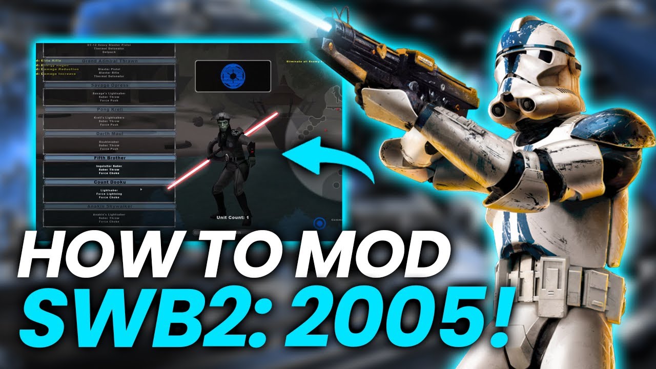 Battlefront 2 (2005) mods for beginners. All mods will be linked in the  comments. : r/StarWarsBattlefront