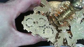 Detail of the calendar complication of the orrery.