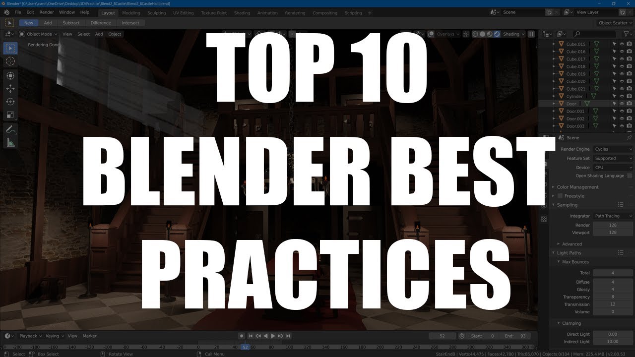 Top 10 Blender Best Practices YouTube