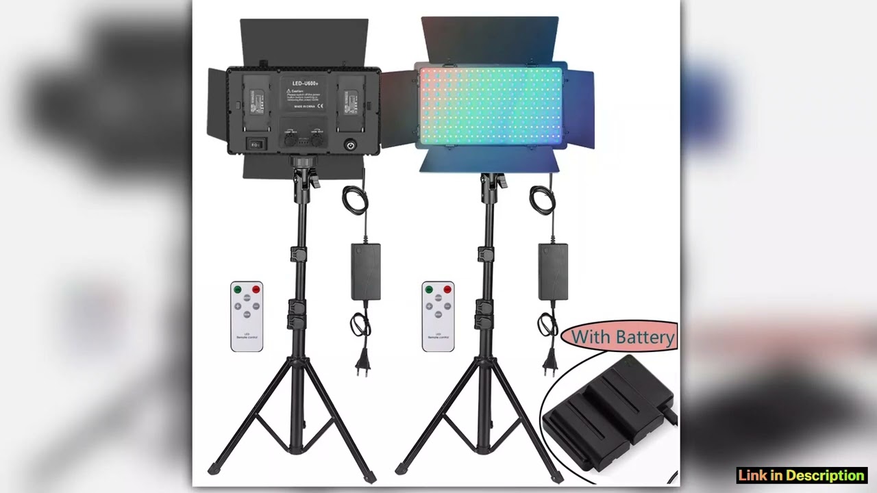 U800 RGB Photo Light LED Photo Studio Light Camera Phone Video Recroding RGB Panel Lamp LED Vdieo L