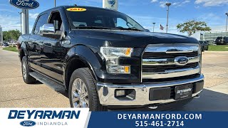 2017 Ford F-150 Lariat Indianola, Norwalk, Carlisle, Des Moines, New Virginia IA