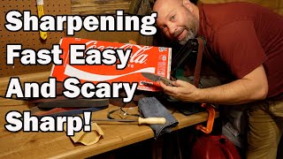 How I Sharpen Knives Super Sharp Super Fast