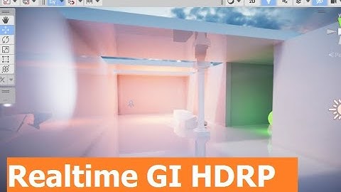 HDRP Realtime GI Light Sources Test