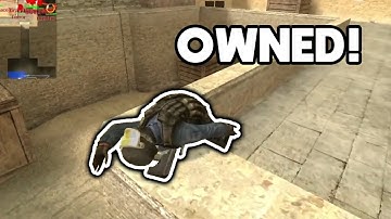 Getting owned by Counter Strike Source bots (Montage)