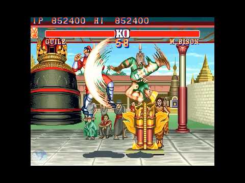 STREET FIGHTER II - GUILE vs M. BISON | INSANE TIGHT MATCH! #Shorts