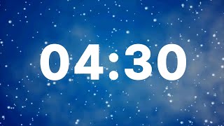 4 Minute 30 Second Timer with Music for Kids, Calm, Meditation, Nap, Sleepy, Peaceful