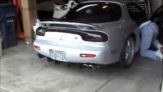 RX7 - LS2 Exhaust Installed