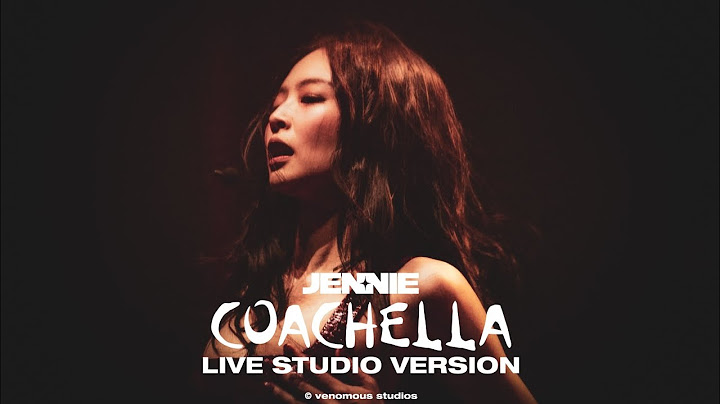 JENNIE - Love Hangover (COACHELLA Studio Version)