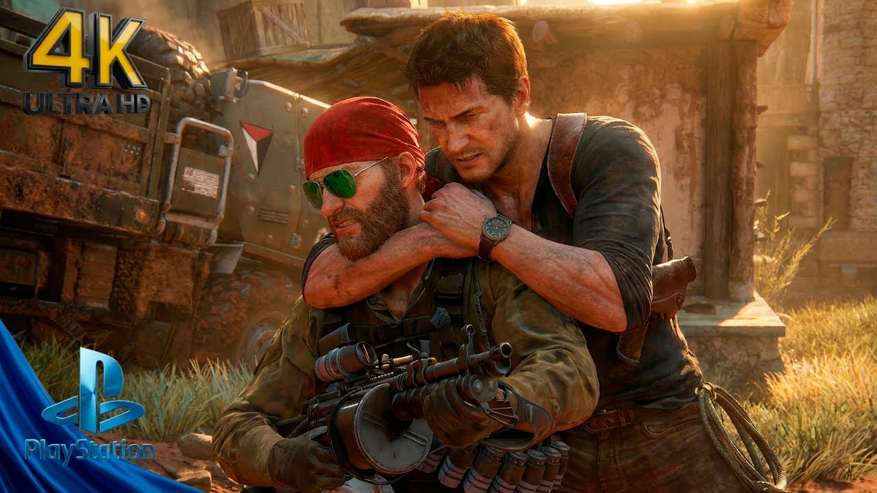 Uncharted 4 Remastered - Drawbridge: Stealth Kills | Crushing Difficulty | 4K Gameplay PS5