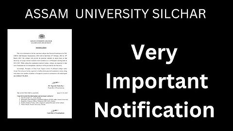Very Important TDC ODD SEM FINAL EXAM NOTIFICATION  |Assam University Silchar #assamuniversity #tdc