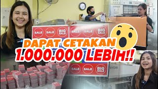 DAPAT CETAKAN SAMPAI 1.000.000 LEBIH😱⁉️ #printing #offsetprintingmachine #primagraphia