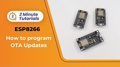 How to program OverTheAir updates in ESP8266(OTA micropython)| Robu’s Two Minute Tutorials | Robu.in