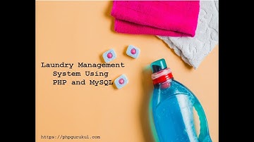 Laundry Management System Using PHP and MySQL , Laundry Management System project