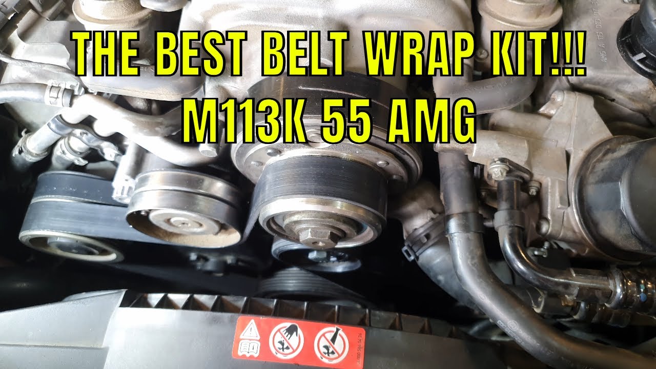 Mercedes Benz 55 AMG Supercharger Belt Wrap Kit M113K Instructional