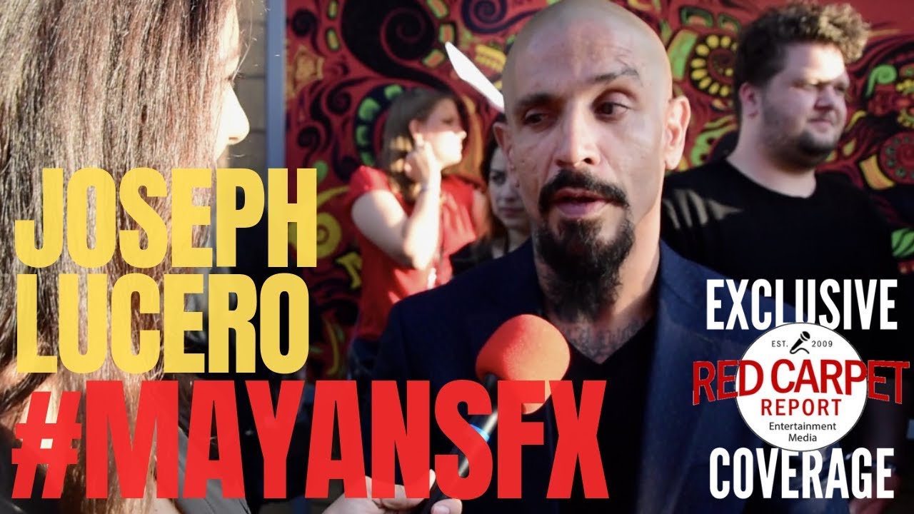 Joseph Lucero interviewed about Mayans M.C. Season 2 at LA Screening Event 
