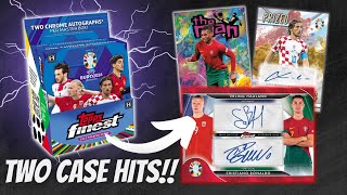 AMAZING BOX! TWO CASE HITS!!? TOPPS FINEST ROAD TO EURO 2024!