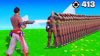 فورتنايت : وش اقوى شي باللعبة ؟ ( تجارب خرافيه 😍🔥 )