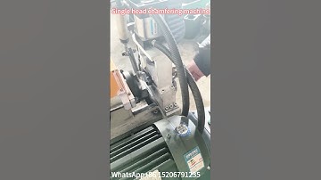 Single head chamfering machine